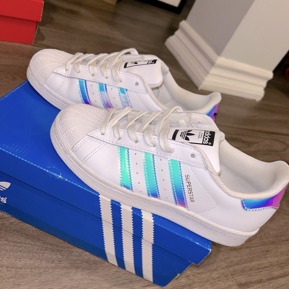 Adidas Superstar White Iridescent (GS)